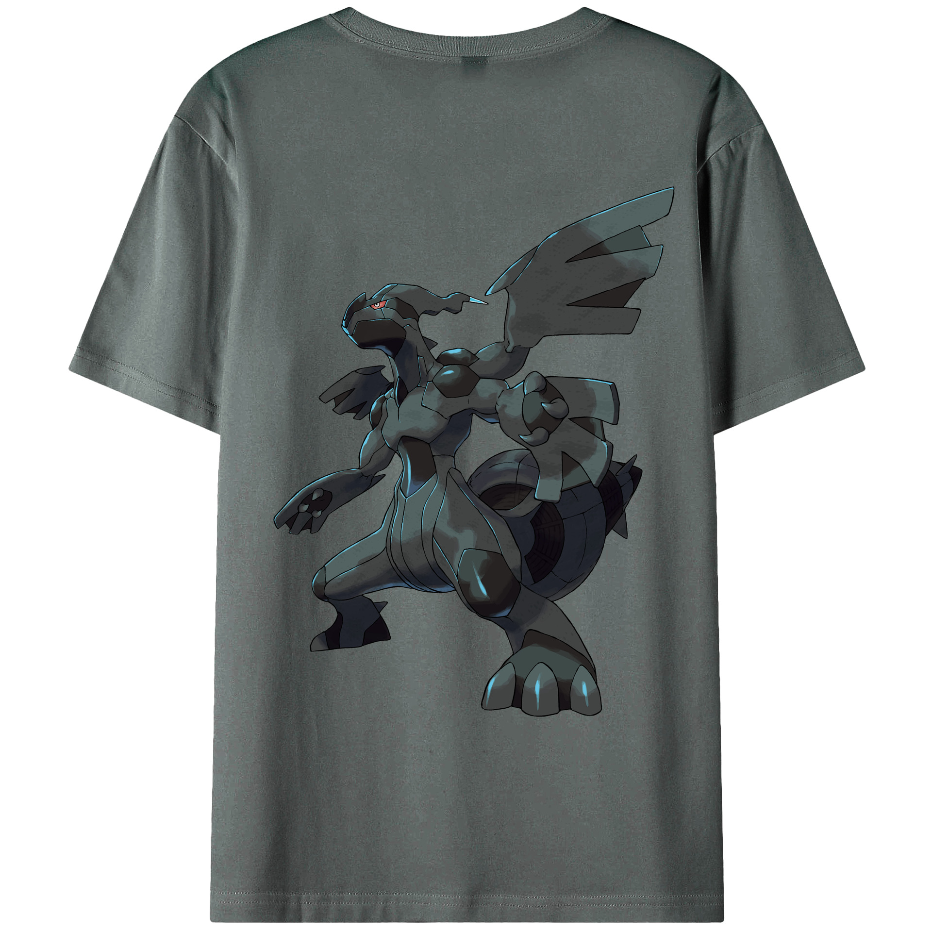 （画像用） ポケットモンスター Pokémon 綿100％ メンズ半袖Tシャツ（バックプリント） 通気性